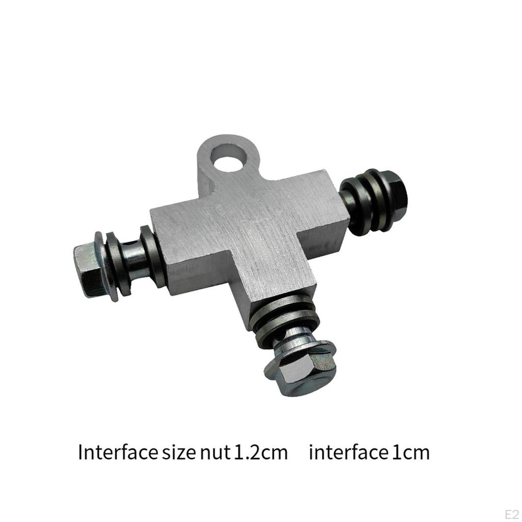 Linie de ulei de frână hidraulică Tee Adaptor pentru furtun cu 3 căi Conector M10 Piese de sistem de înlocuire Plajă