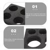 2Pcs Cup Holder Pearl Cotton Coffee Cup Carrier Tray Leak Proof Takeout Beverage Packing Accessory Milk Tea Packing Tray