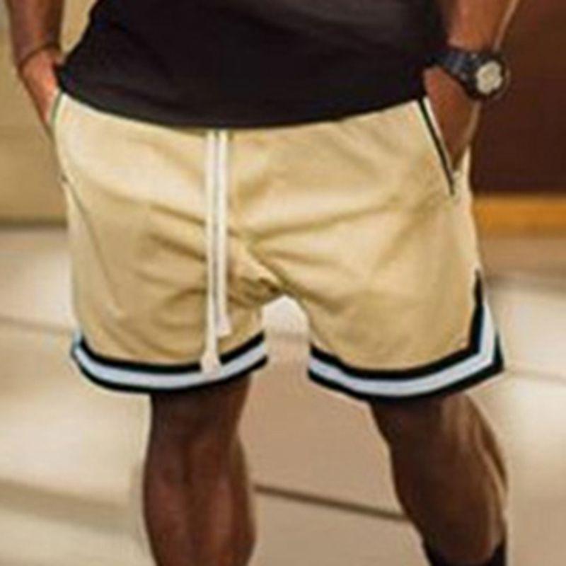 Mens Gyms Fitness Shorts With Breathable Mesh Material For Casual Summer Sports