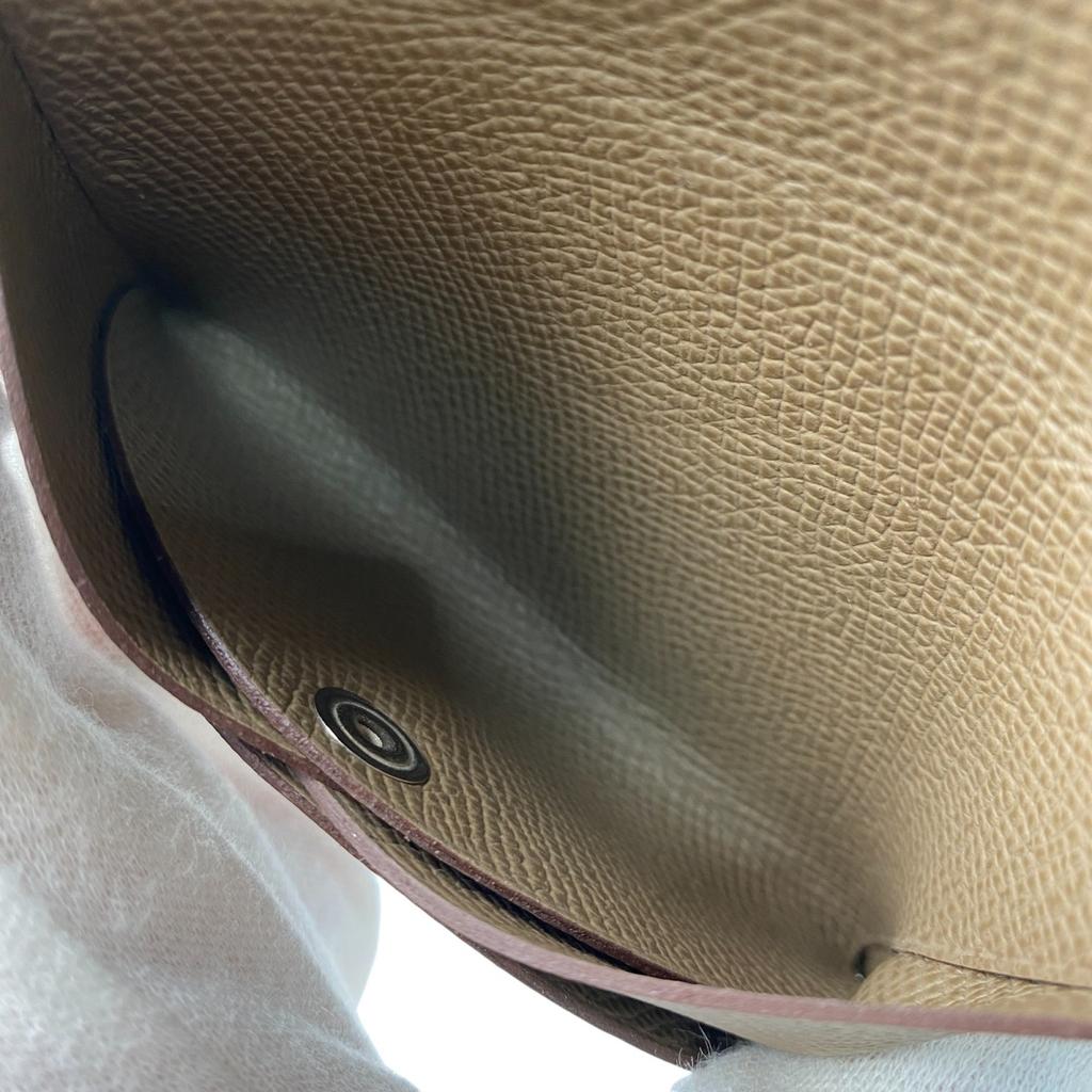 Used HERMESCard Case Leather Women