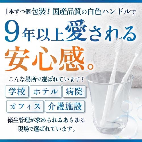 Toysfan Disposable Toothbrushes for Professional Use, No Toothpaste, Pack of 500, Made in Japan, For Oral Hygiene, Cleaning, and Industrial Use, Indiv