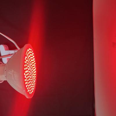 Bombilla de Terapia de Luz Roja con Pinza para Lámpara LED 660nm Rojo y 850nm Infrarrojo Cercano Dispositivo de Terapia Combinada para Cuidado de la Piel Alivio del Dolor