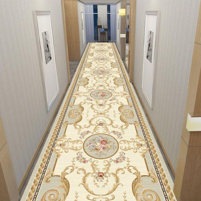 Nordic Style Corridor Carpet With Large Area And Full Coverage Household Hallway Entrance Non Slip Foot Mat Hotel Wedding Carpet
