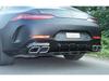 18-22 Mercedes-Benz AMG GT63 Wide Body Kit: Front/Rear Air Intake Grille, Radiator Cover, Lip, Center Grille Emblem.