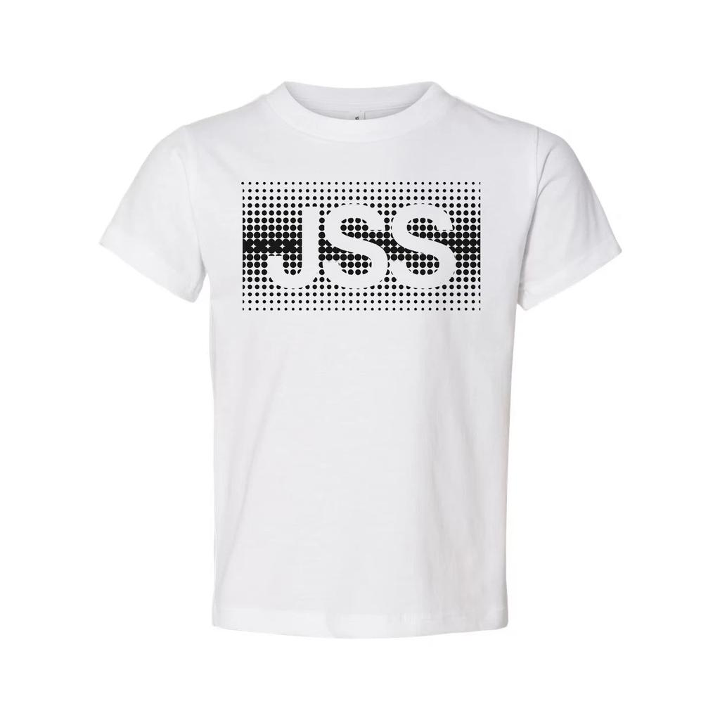 Christian Unisex Short Sleeve Graphic Tee With Halftone Logo Design For Church B