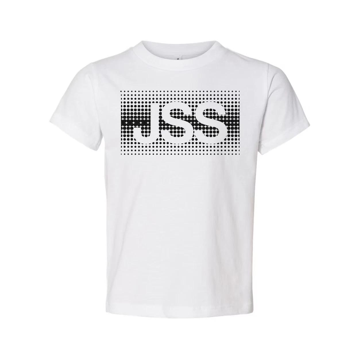 Christian Unisex Short Sleeve Graphic Tee With Halftone Logo Design For Church B L