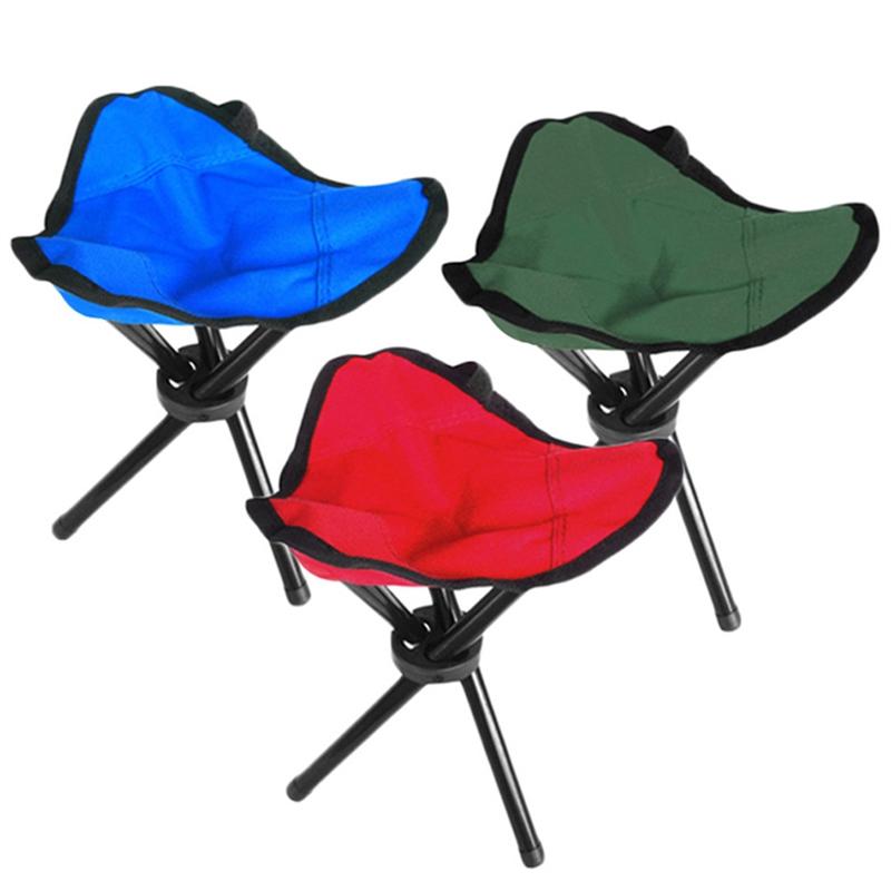 Outdoor Folding Triangle Stool ChairFishing Chairs Camping Small Benches Foldable Stools Household and Daily Storage Stools