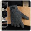 JIUMU Men's Winter Thickened Sheep Wool Gloves