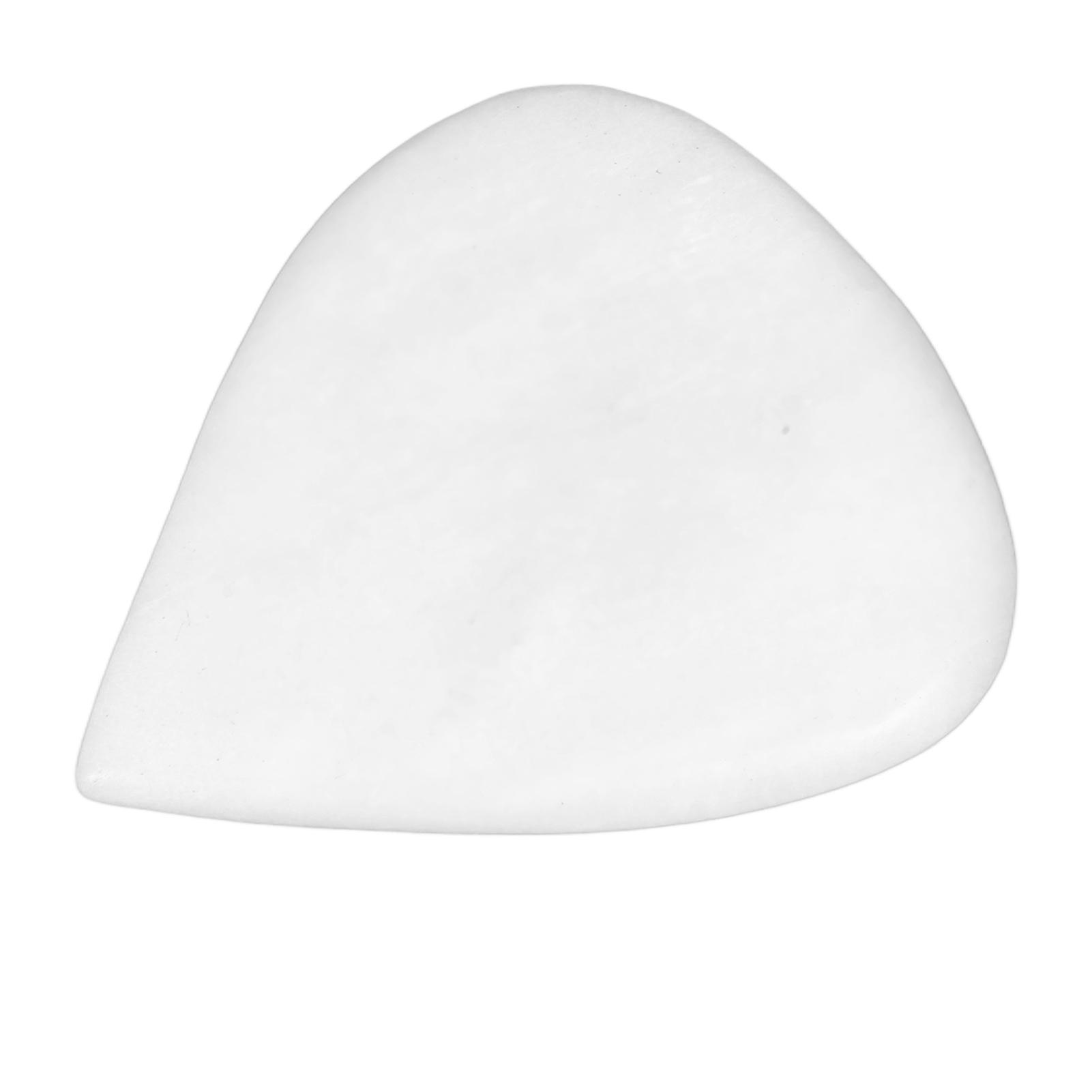 

Медиатор для гитары и баса с вогнутым дизайном из натуральной кости быка в форме сердца, медиатор для игры на струнных белый