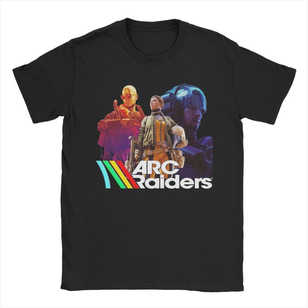 Herren Damen Arc Raiders Videospiele Shirt Baumwolle Grafik T-Shirts Oberbekleidung