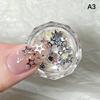 Nail Art Glitter Sequins Mixed Heart Star Shaped Nail Sequins Paillette Nail Art Decoration Nail Art 3D Decals Accessories
