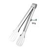 Förtjockade matpincetter i rostfritt stål