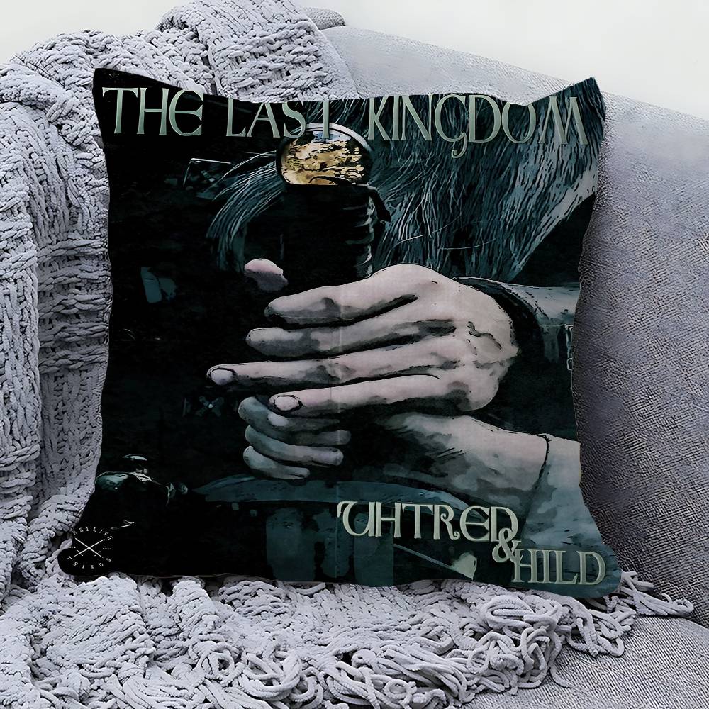 The L-Last K-Kingdom Pillow Covers Cartoon Sofa Decorative Home Double-sided Printing Short Plush Cute Cushion Cover