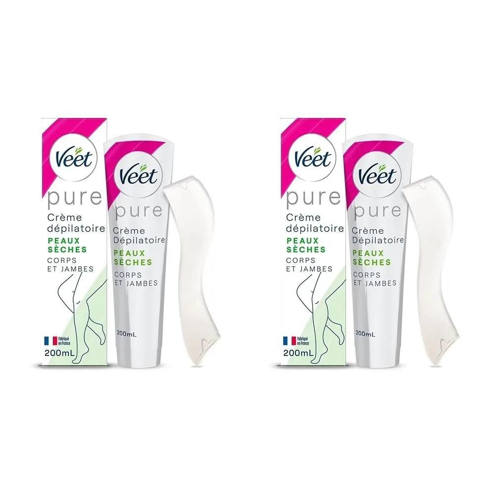 VEET Крем для удаления волос 200 мл 2 шт. для сухой кожи