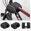 Bicycle Saddle & Top Tube Bag for Cycling Gear, Tools & Phone, Mountain Bike Front Beam Bag