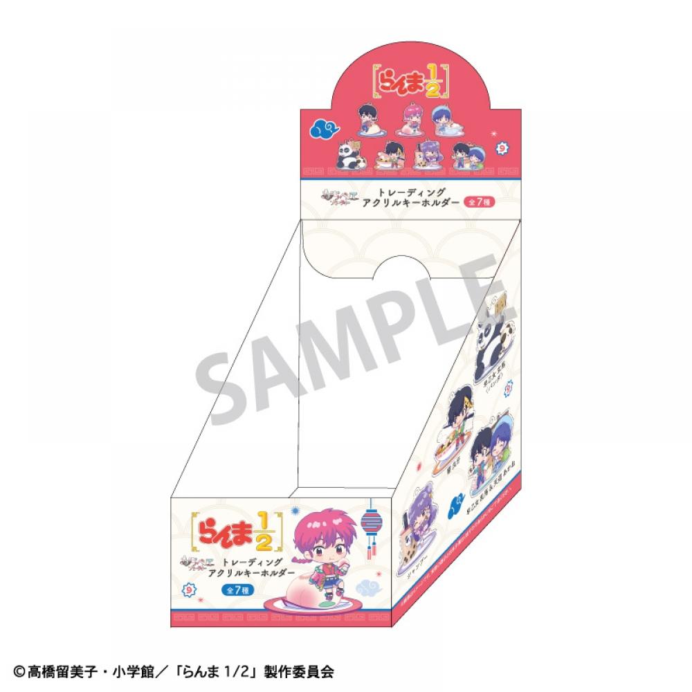 Ranma 1 2 Ranma 1 2  Trading Acrylic Keychain  Nabete Party  1box  7pcs 
