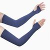 Men's Ice Silk Sun Protection Arm Sleeves for Summer