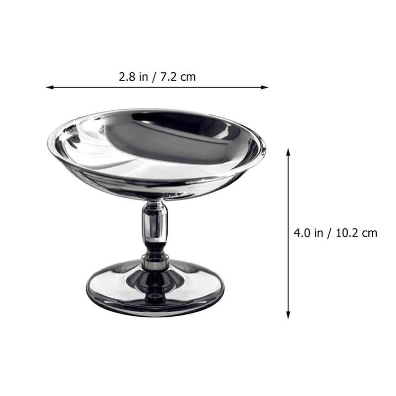 Stainless Steel Snack Holder Dessert Cups Fruits Salad Bowl Dessert Serving Dish Snacks Storage Dessert Cups For Party Bar