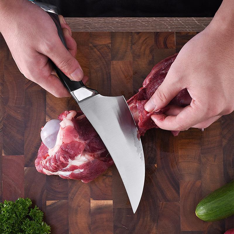 Stainless Steel Kitchen Meat Cleaver Boning Knife Sushi Chef Knife Cooking Cutting