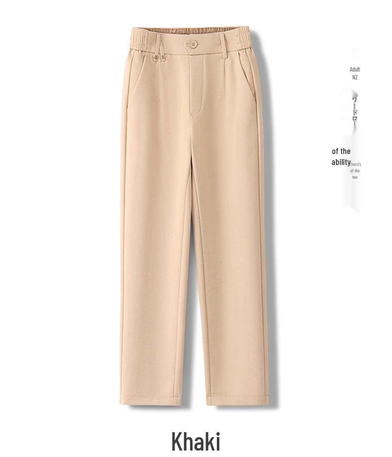 Women's High-Waist Slimming White Harem Pants - Summer 2024 Casual Nine-Point Trousers