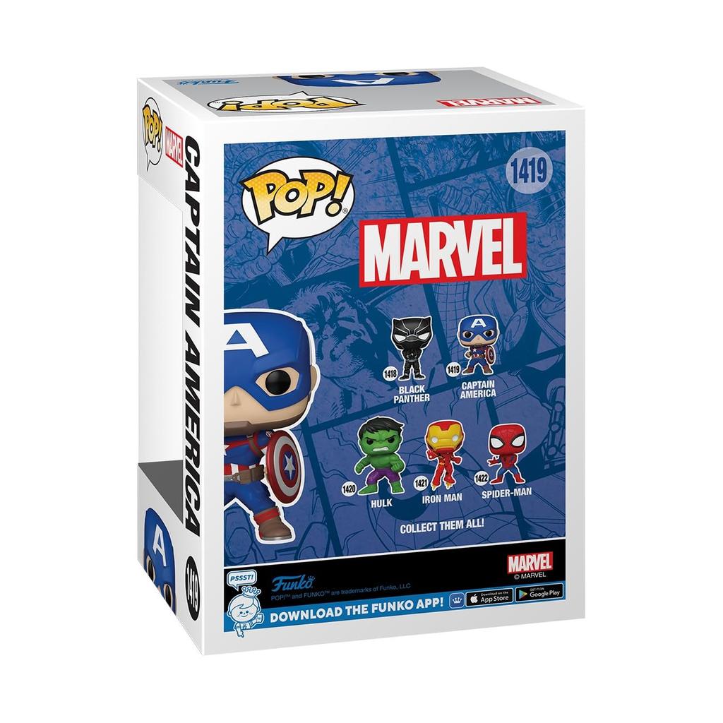 Marvel Captain America Figure Funko Marvel New Classics CAPTAIN AMERICA Funko POP!