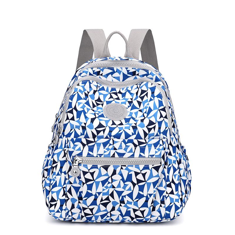New Lightweight Waterproof Backpack with Large Capacity for Women's Outdoor Leisure Travel Bag and Student Backpack
