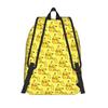Pikachu Cute Cartoon Backpack for Men Women Cool High School Hiking Travel Daypack Pokemoned  Laptop Canvas Bags Outdoor