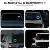 2026 Solar Powered Car Neon Light Striped Heart Lamp Led Ambient Light Wireless Suction Cup USB Rechargeable Led Atmosphere Lamp
