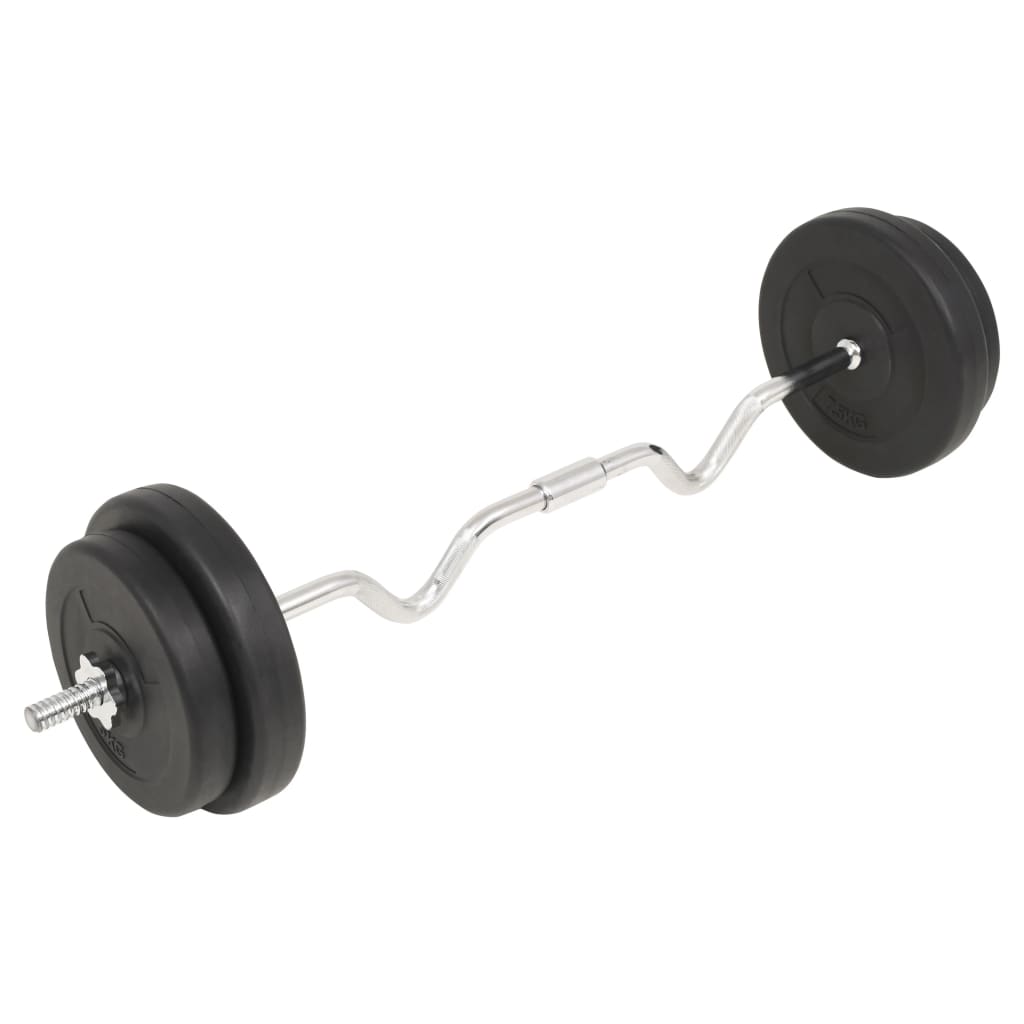 vidaXL Langhantel-Set 30 Kg