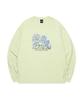 LMC Sun Snake Long Slv Tee Lime