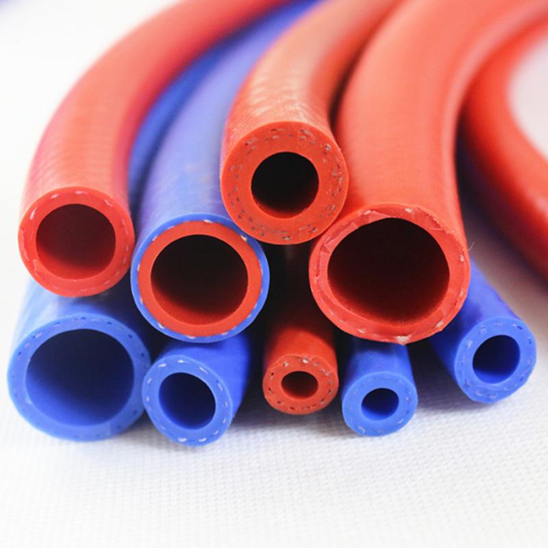 1m/Lot Inner Diameter 6-32mm Silicone Hose High Presure Automobile Cylinder Vacuum Pipe Double Layer Pinch line Rubber Hose