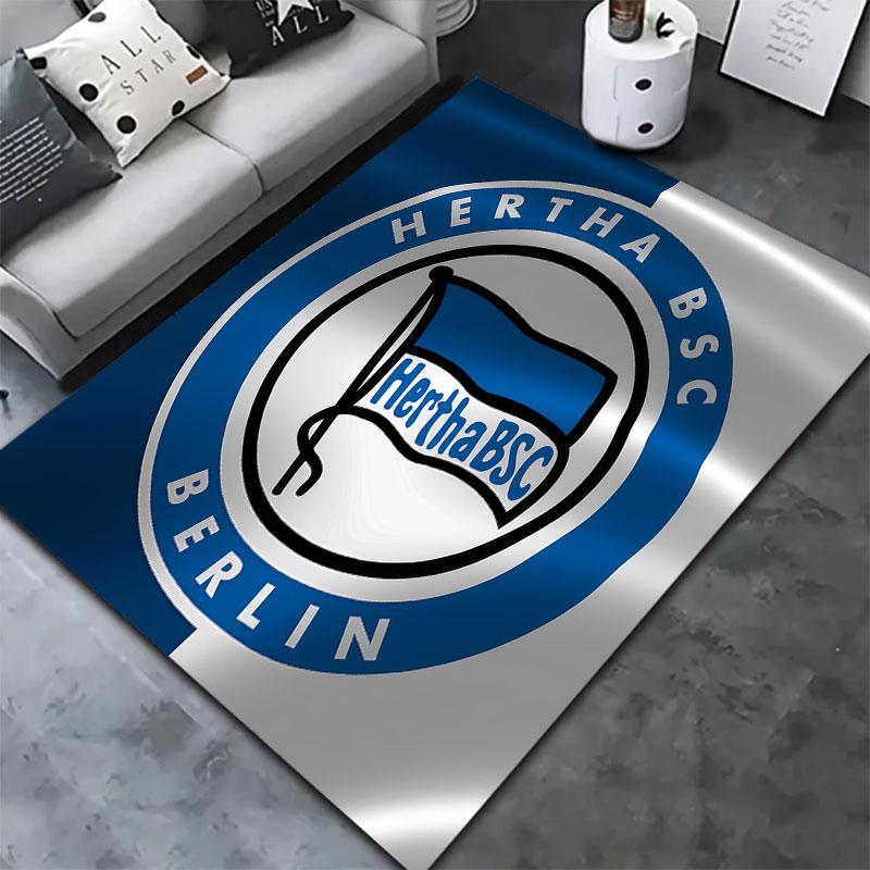 Hertha BSC Carpet Rug for Living Room Bedroom Home Sofa Decoration,Kids play Non-slip Floor Mat