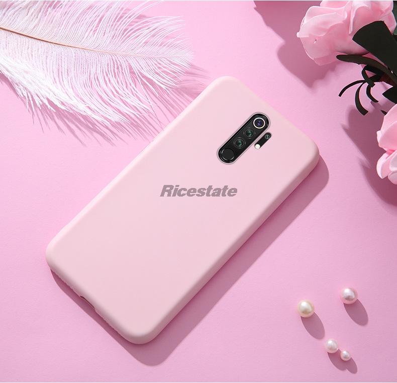 

For Xiaomi Redmi 9 Ultra-thin Matte colorful Case for Redmi9 silicone TPU Case Cover For Redmi 9 Matte Silicone soft case Redmi 9 рожевий