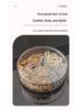 Rotating Compartmented Fruit & Nut Plate with Lid - Elegant Snack Server