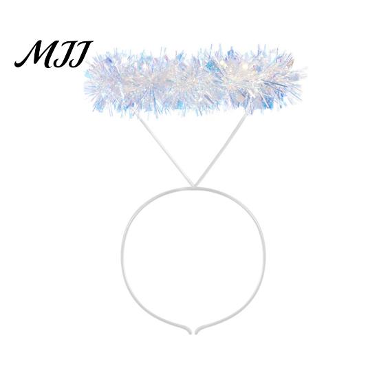 Elastic Strap Angel Wings Feather Wing for Women Girls, Soft Organza Costume Accessory Fluffy with Headband Photo Booth, Halloween Cosplay Party,