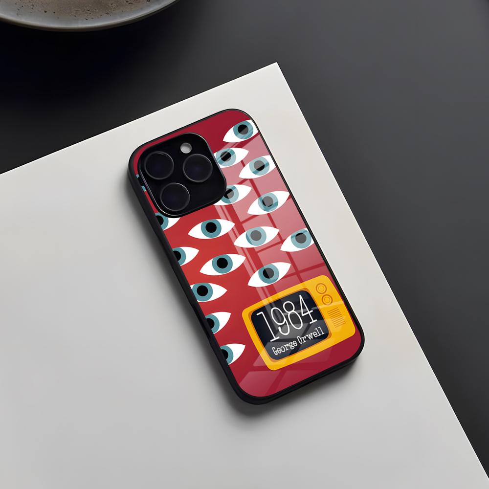 1984 George Orwell Phone Case For IPhone 17 Pro Max 16 15 14 Pro Max 13 11 X Xs Xr 8 7Plus Glass Cover