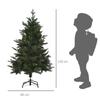 Christmas Tree, Artificial Fir, 1.2 M, Incl. Stand, Ø85 Cm X 120 Cm, Green