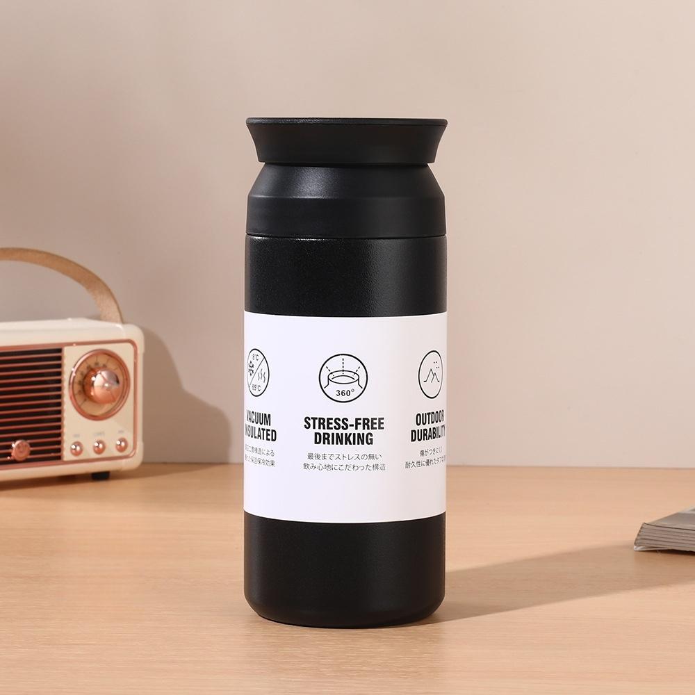 Stainless Steel Insulated Water Bottle BPA-Free 350ML Thermal Water Bottle Thermos Bottle Portable Hot and Cold Cup Coffee Mug