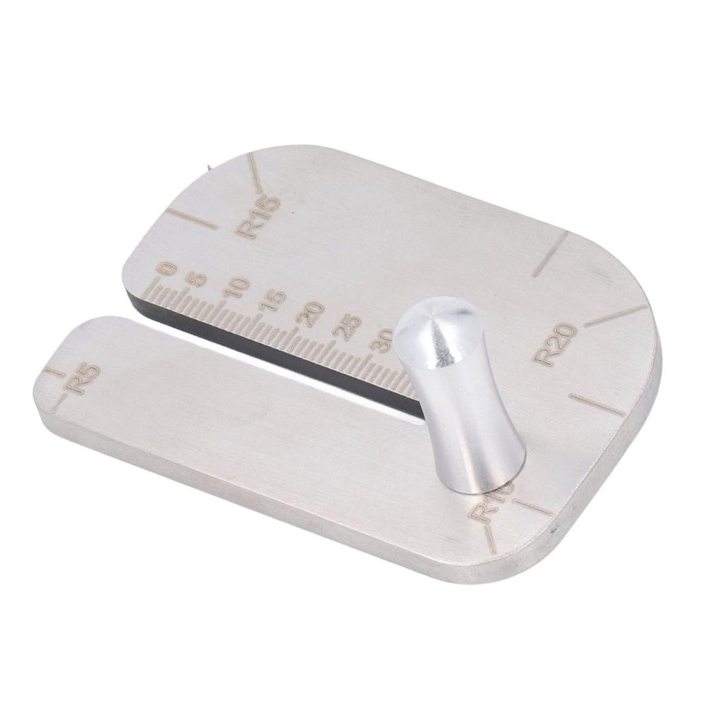 Stainless Steel Leather Stitching Aid Auxiliary Chopper Leather Crafting Tool For DIY Handicrafts