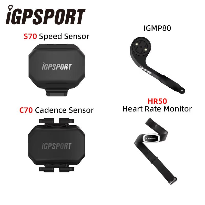 IGPSPORT IGS Speed Sensor Cadence Sensor HR50 Heart Rate Monitor  SPD70 CAD70 Computer Sensor Holder Bracket Bike Accessories