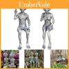 Statua da Giardino Esterna di Alieni Spaziali Statuetta Ornamenti Scultura Decorativa per Cortile di Casa