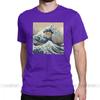 Fashion Cookie Monster T Shirt Harajuku Funny Japanese Cookie Clothes Great Wave Off Kanagawa T Shirt