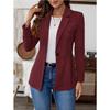 Women's 2025 Autumn and Winter New Corduroy Solid Color Suit Button Jacket