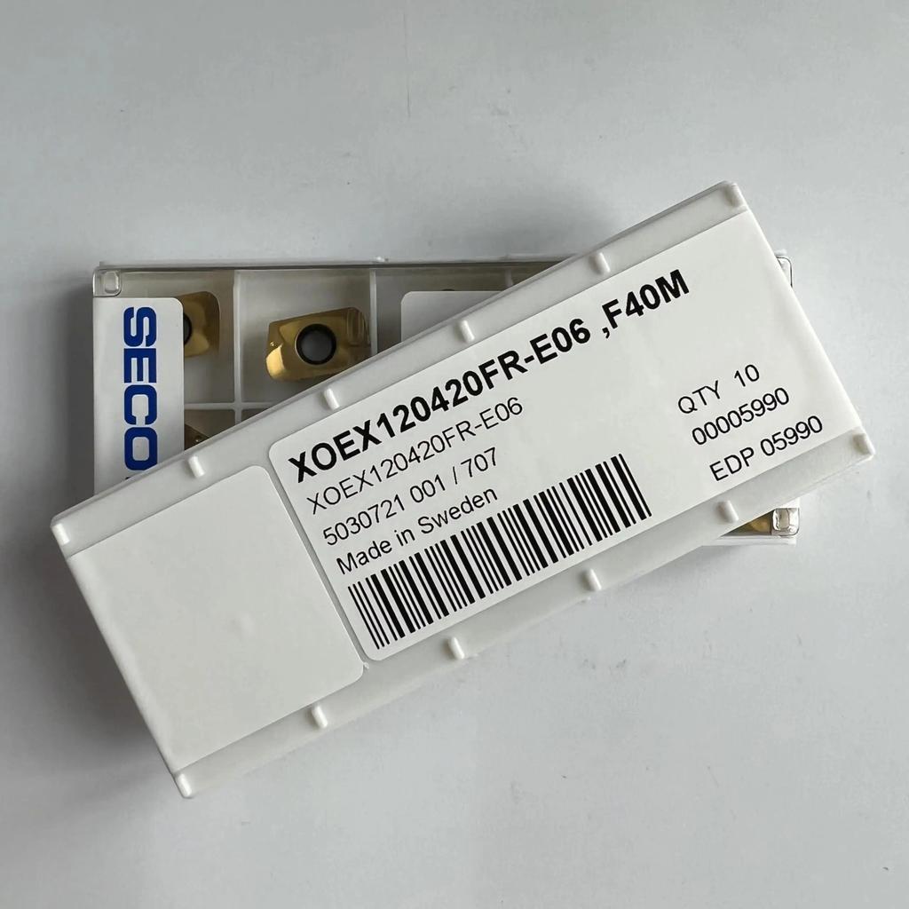 XOEX120420FR-E06, F40M / Industrial Indexable Carbide Inserts 10 Pcs