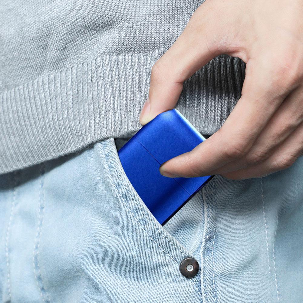 Cigarette Case Adjustable Cigarette Box Portable Mini Cigarette Case Moisture-proof Holds 10 Cigarette for Outdoor Travel