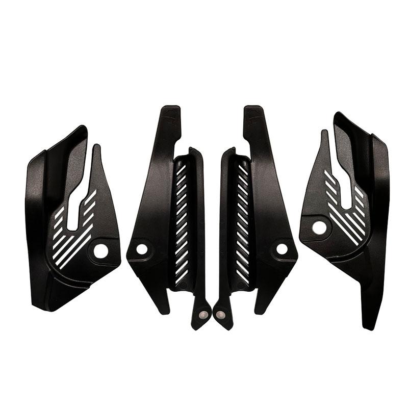 Rain Gutter Covers For Volvo XC60 2018-2025 Anti-leaf Debris Blocking Wiper Drain Slot Modified Drain Retrofit Hood-drain Hole