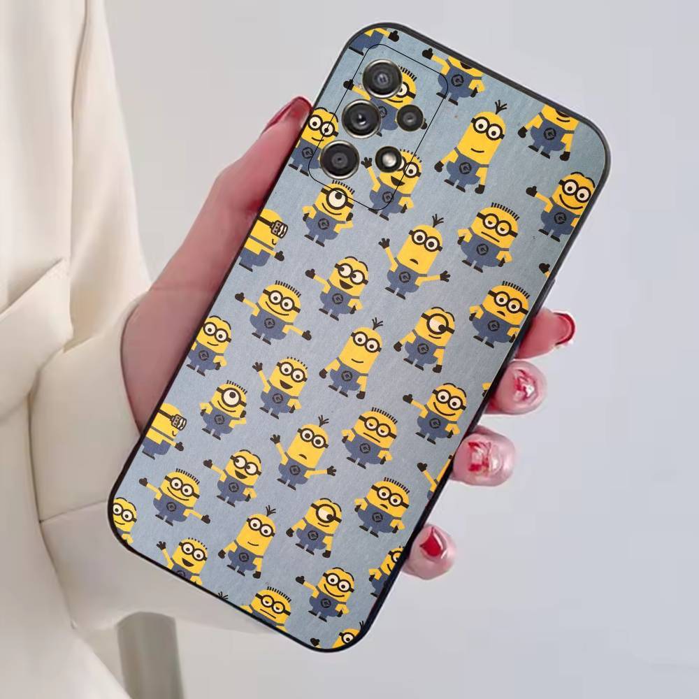 Cartoon M-Movie M-Minions Phone Case For Samsung S25,S24,S21,S22,S23,S30,Ultra,S20,Plus,Fe,Lite,Note,10,Black Cover