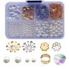 Flower and Pearl Set In a Box A Set of Commonly Used Flower and Pearl Sizes A Set of Two Flower Sizes / /