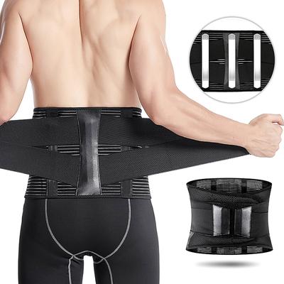 Supporto Lombare Sportivo Cintura di Supporto per la Schiena Corsetto Modellante per la Vita Bretella Assorbente il Sudore Trimmer Casa Lavoro Supporto Ortopedico per la Colonna Vertebrale