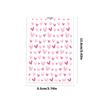 Clay Transfer Paper Valentine Love Heart Clay Transfer Paper Water Soluble Transfer Paper for Clay Earrings Making